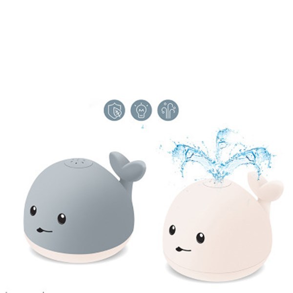 LED Whale Bath Toy – Automatic Spray Water Fountain with Colorful Lights for Babies & Kids