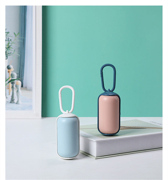 Portable Dog Waste Bag Dispenser – Stylish Leak-Proof Poop Bag Holder with Clip