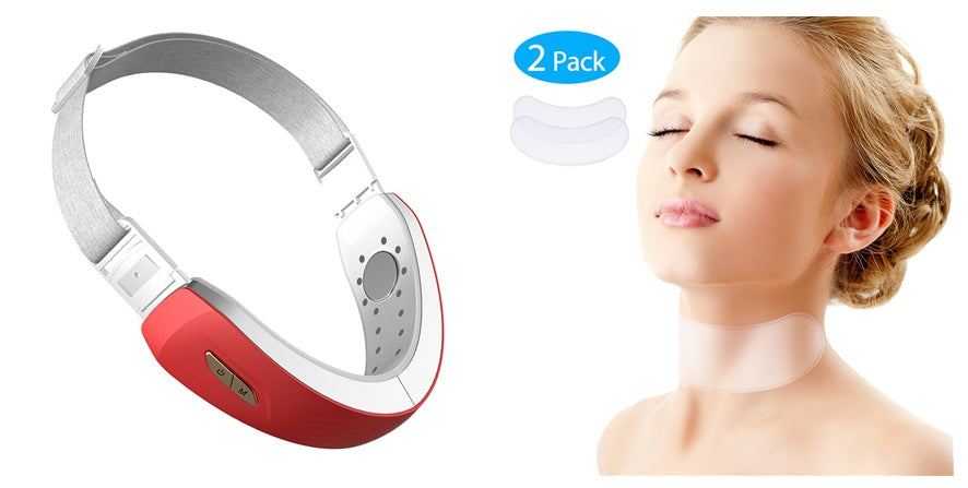 Facial Lifting & Neck Firming Device – Red Light Beauty Massager