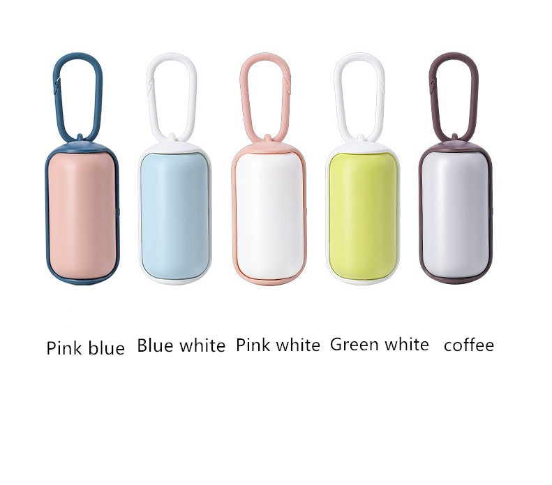 Portable Dog Waste Bag Dispenser – Stylish Leak-Proof Poop Bag Holder with Clip