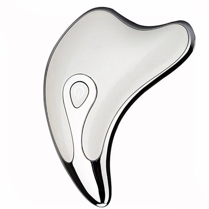 Electric Heated Gua Sha Facial Massager – Lifting & Anti-Aging Vibrating Skin Therapy Tool