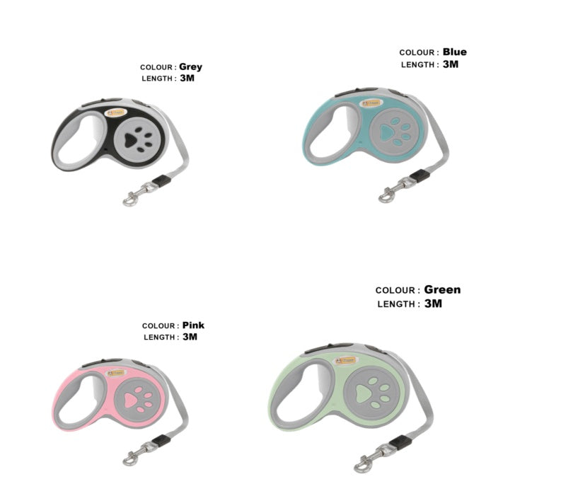 Correa retractil automatica para perros -Nylon resistente- hasta 5m