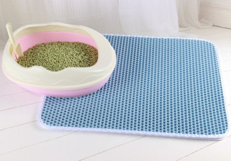 Double-Layer Cat Litter Mat – Waterproof, Easy Clean Trapping Pad for Mess-Free Floors