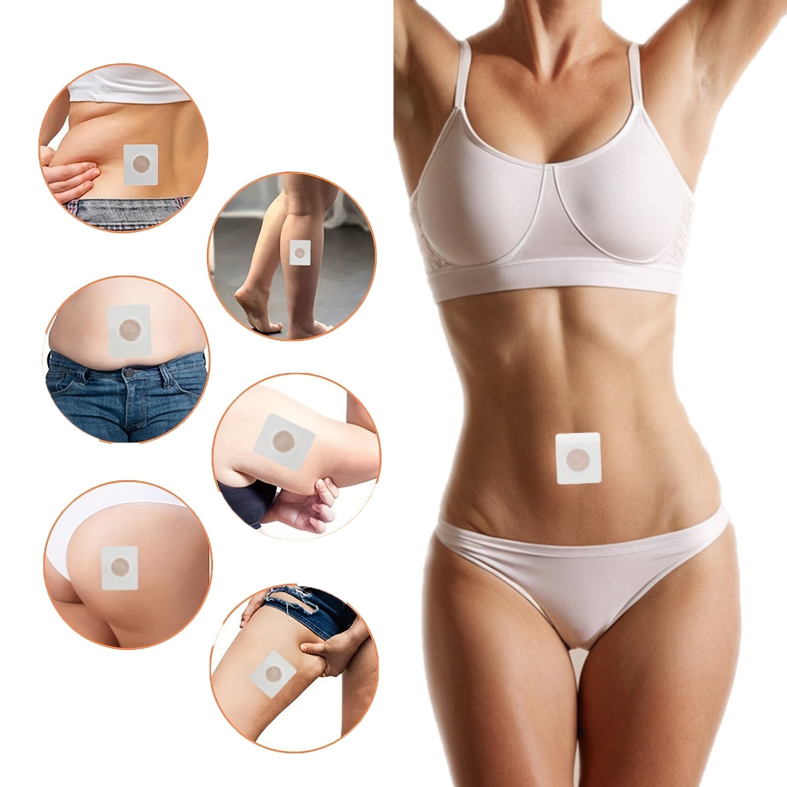 Slimming Detox Belly Patch – Herbal Weight Loss Sticker for Fat Burning & Body Shaping